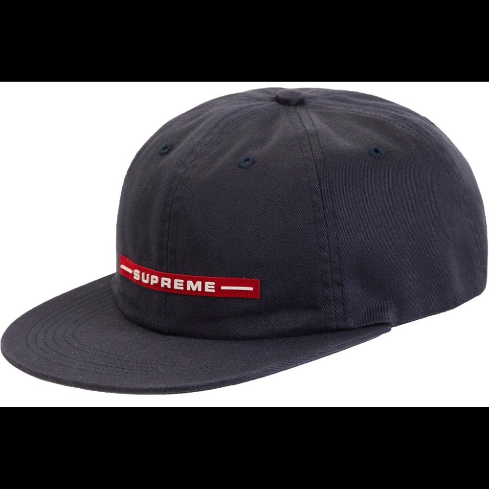 Supreme Raised Logo 6-Panel Hat